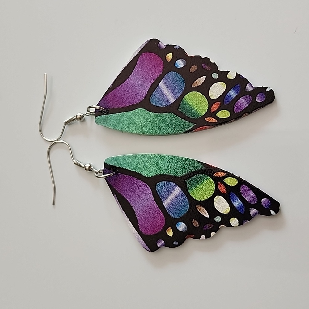 BUTTERFLY Earrings Butterfly Wing Spring Summer Fall
